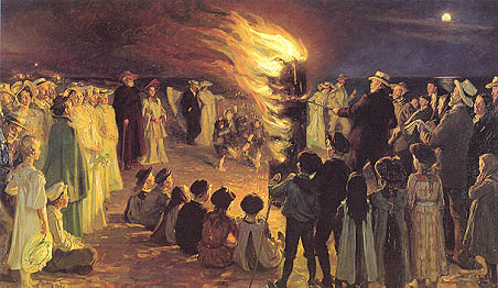 Feuerwerk zum St.-Johann-Fest am Strand von Skagen – Peder Severin Krøyer Peder Severin Krøyer