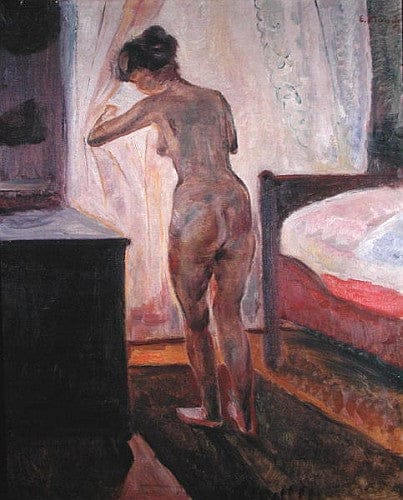 Stehend am Fenster – Edvard Munch Edvard Munch 70x85