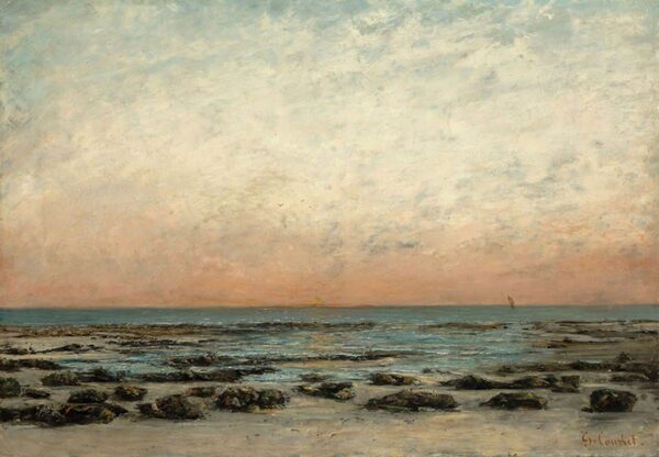 Sonnenuntergang, Trouville – Gustave Courbet Gustave Courbet 105x70