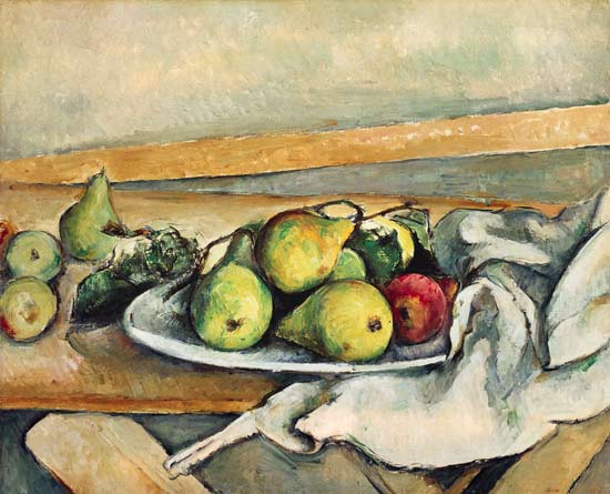 Stillleben mit Birnen (1879-1882) – Paul Cézanne Paul Cézanne 85x75