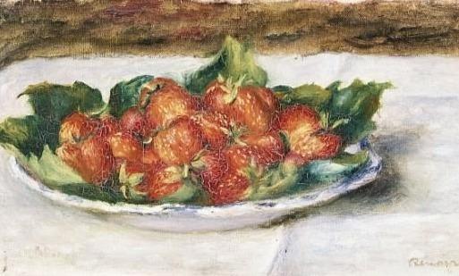 Stillleben mit Erdbeeren, um 1880 – Pierre-Auguste Renoir Pierre-Auguste Renoir 105x70