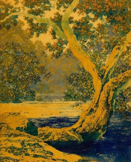 Studie für Autumn Brook – Maxfield Parrish Maxfield Parrish 70x85