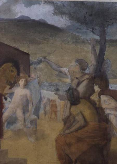 Studie für ein klassisches Gemälde – Edgar Degas Edgar Degas 70x105