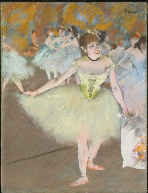 Tänzerinnen auf der Bühne – Edgar Degas Edgar Degas 70x85