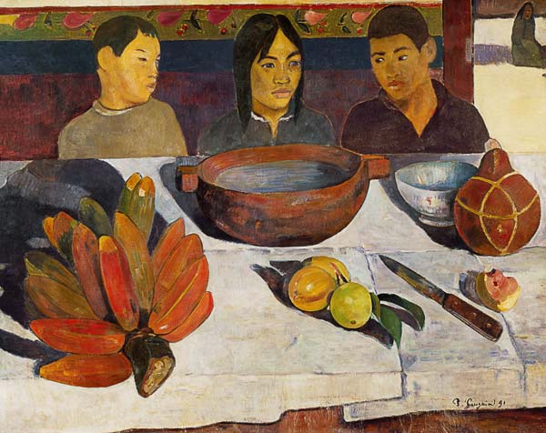 Das Essen (Die Bananen) – Paul Gauguin Paul Gauguin 85x75