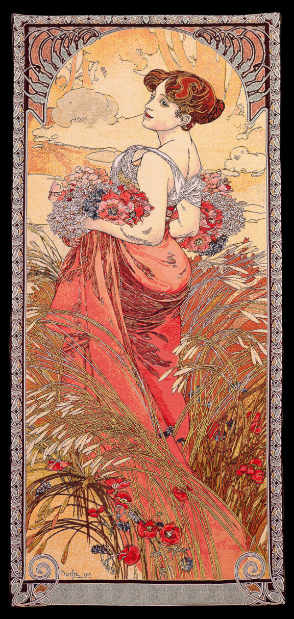 Die Jahreszeiten: der Sommer – Mucha Alfons Mucha 70x140