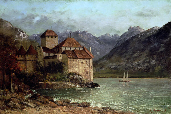 Das Schloss Chillon – Gustave Courbet Gustave Courbet 105x70