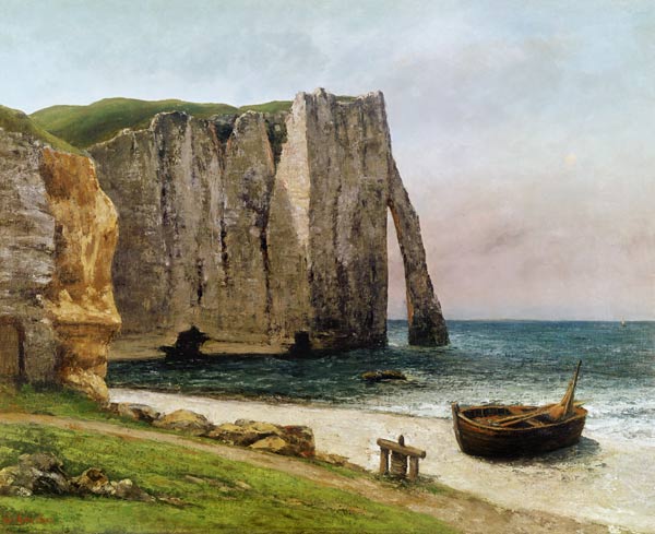 Die Klippen von Étretat – Gustave Courbet Gustave Courbet 85x75