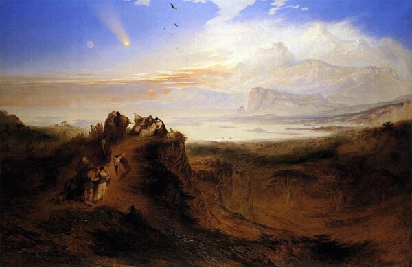 Die Nacht vor der Sintflut – John Martin John Martin 105x70