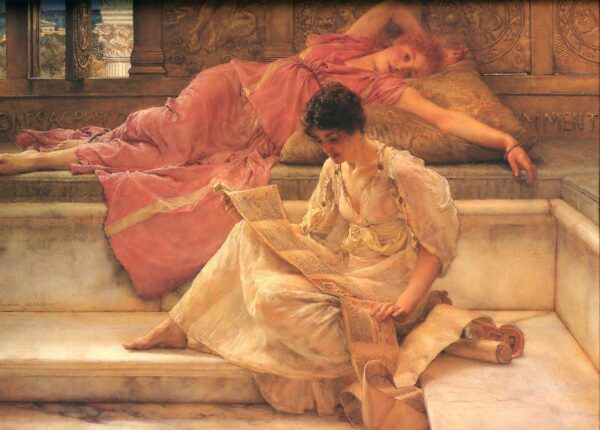 Der Lieblingsdichter – Lawrence Alma-Tadema Lawrence Alma-Tadema