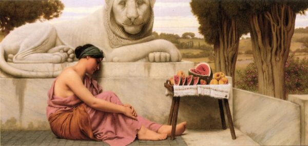 Der Obstverkäufer – John William Godward John William Godward 140x70