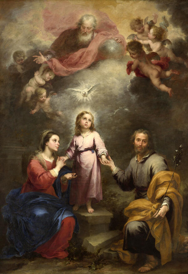 Die himmlische und irdische Dreifaltigkeit – Bartolomé Esteban Murillo Bartolomé Esteban Murillo