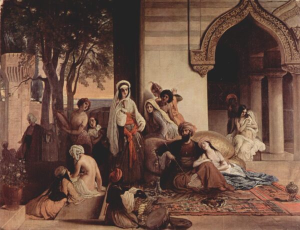 Der neue Favorit (Haremszene) – Francesco Hayez Francesco Hayez 85x75