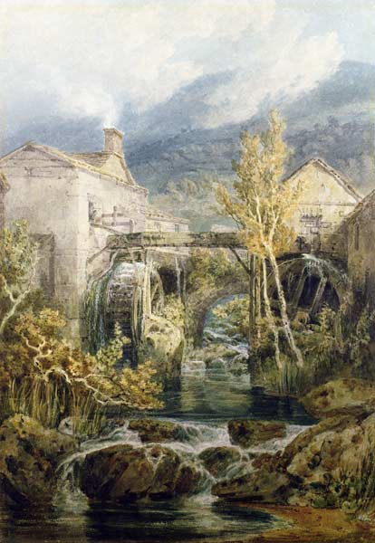 Der alte Mühle – William Turner J.M.W. Turner 70x105