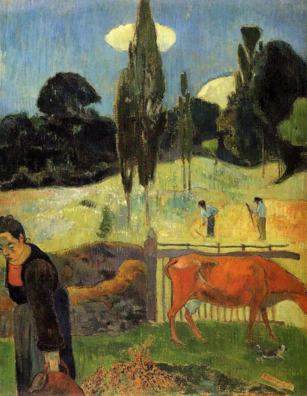 Die rote Kuh – Paul Gauguin Paul Gauguin 70x85