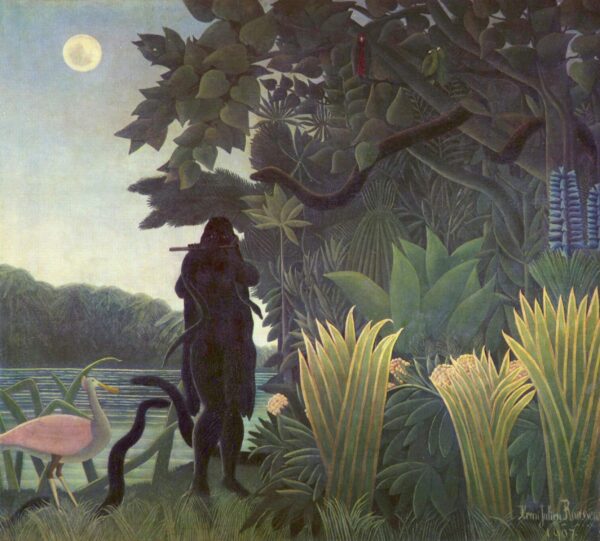 Der Schlangenbeschwörer – Henri Rousseau Henri Rousseau 70x70