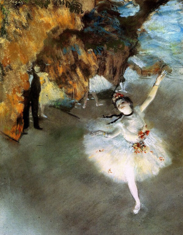 Der Stern oder die Tänzerin auf der Bühne – Edgar Degas Edgar Degas 70x85