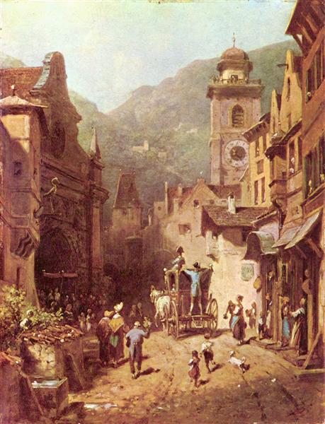 Der Besuch des Vaters, 1870 – Carl Spitzweg Carl Spitzweg 70x85