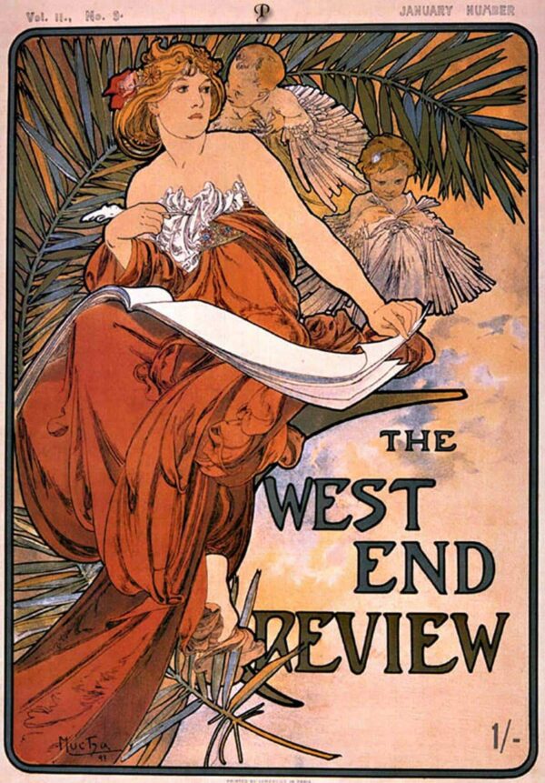 Die West End Revue – Mucha Alfons Mucha 70x105