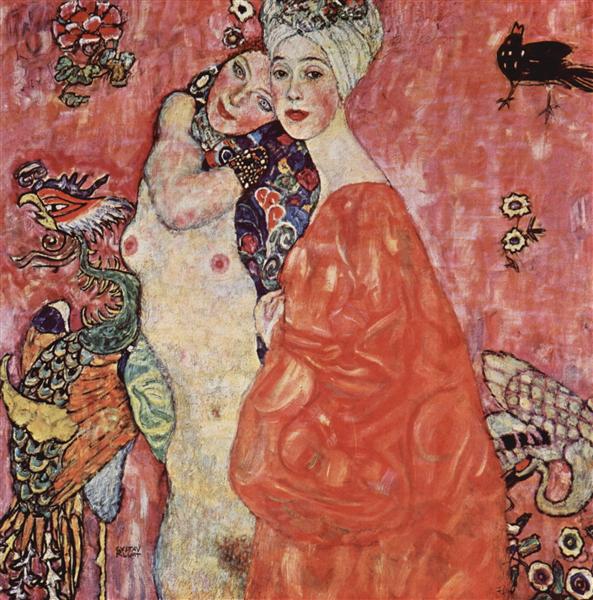 Die Freundinnen – Gustav Klimt Beliebte Bilder 70x70