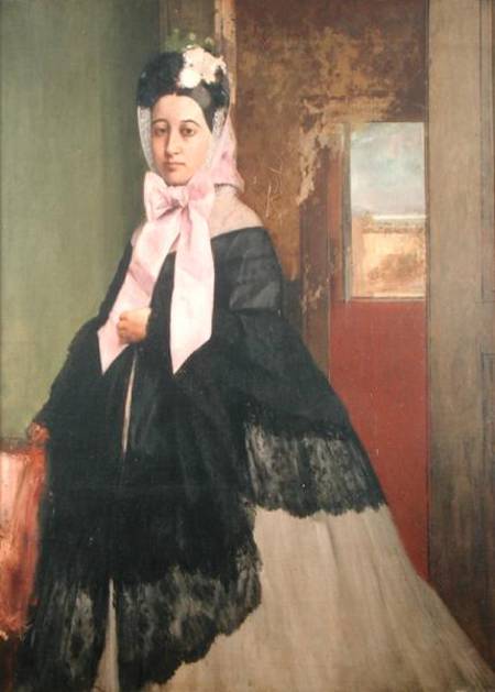 Thérèse de Gas (1842-95), Schwester des Künstlers, wurde Madame Edmond Morbilli – Edgar Degas Edgar Degas 70x105