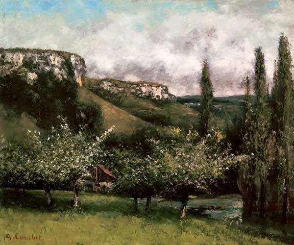 Apfelgarten – Gustave Courbet Gustave Courbet 85x75