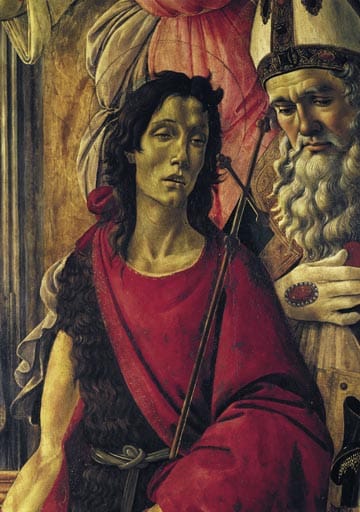 Jungfrau auf dem Thron mit dem Kind, Engeln und Heiligen – Sandro Botticelli Sandro Botticelli 70x105