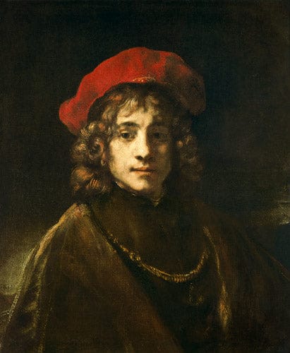 Titus, der Sohn des Künstlers – Rembrandt van Rijn Rembrandt van Rijn 70x85