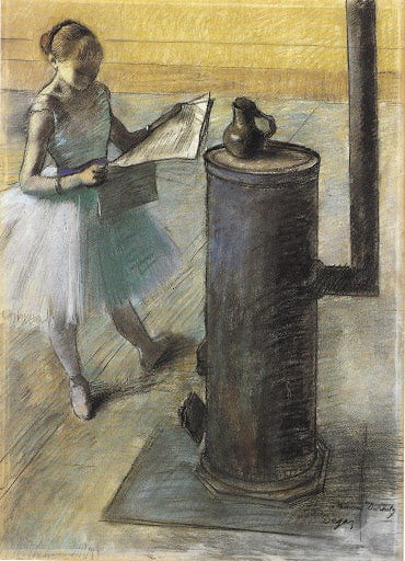 Tänzer liest – Edgar Degas Edgar Degas 70x105