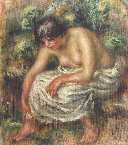 Die Toilette nach dem Bad – Pierre-Auguste Renoir Pierre-Auguste Renoir 70x70