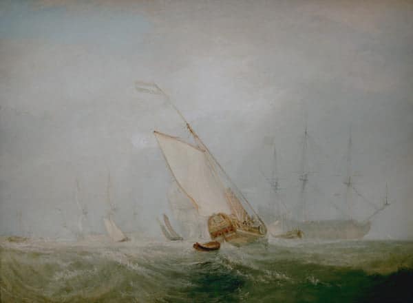 Rückzug von Tromp 1652 – William Turner J.M.W. Turner 105x70