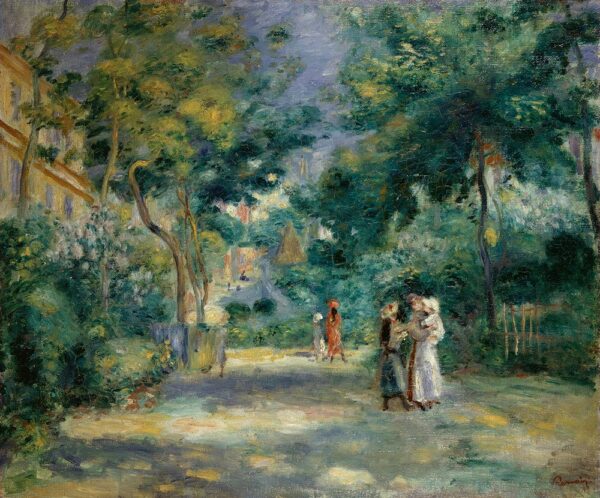 Die Gärten von Montmartre – Pierre-Auguste Renoir Pierre-Auguste Renoir 85x75