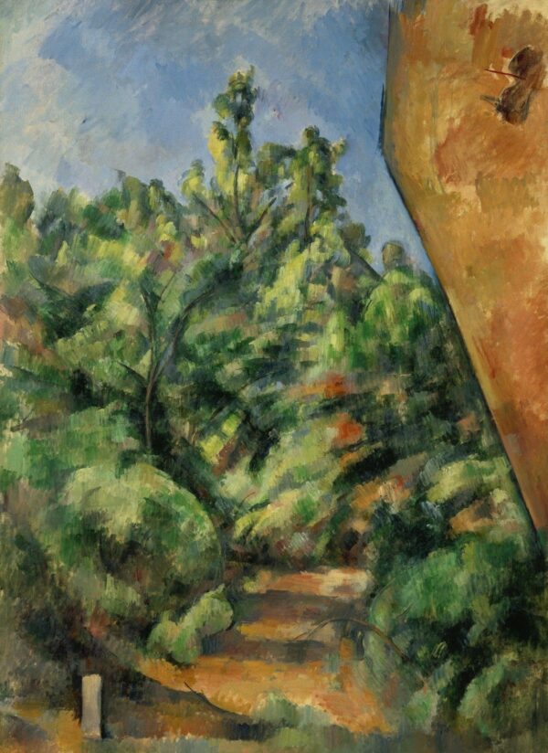 Der rote Felsen – Paul Cézanne Paul Cézanne 70x105