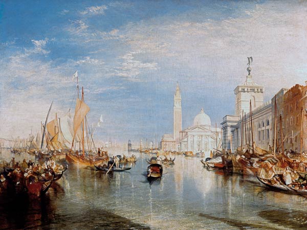 Venedig Dogana und S.Giorgio Maggiore – William Turner J.M.W. Turner 85x75