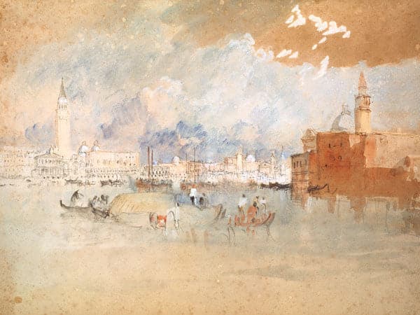 Venedig von der Lagune aus gesehen – William Turner J.M.W. Turner 85x75