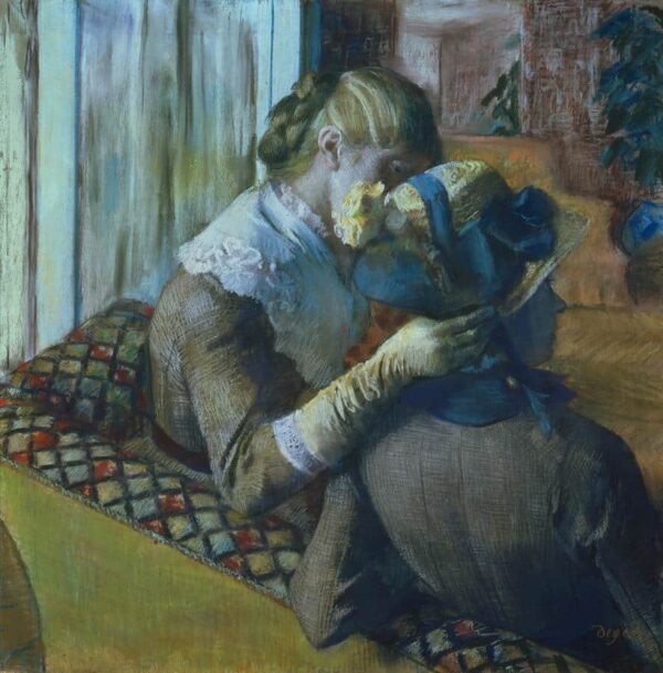 Zwei Frauen (Pastell) – Edgar Degas Edgar Degas 70x70