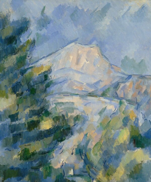 Mont Sainte-Victoire – Paul Cézanne Mont Sainte-Victoire von Paul Cézanne 70x85