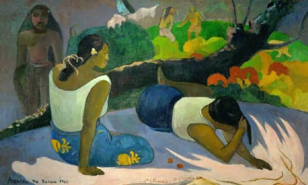 Die Freuden des bösen Geistes – Paul Gauguin Paul Gauguin 120x70