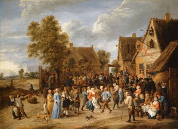 Dorfkirmes mit einem aristokratischen Paar – David der Jüngere Teniers David Teniers der Jüngere