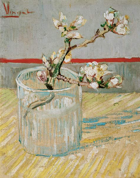 Mandelzweig in einer Vase – Van Gogh Vincent Van Gogh 70x85