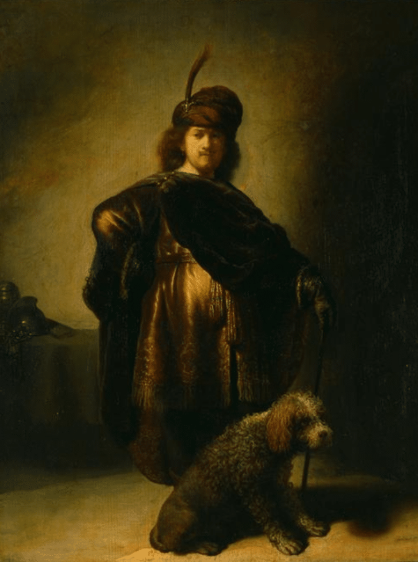 Selbstporträt im orientalischen Kostüm – Rembrandt van Rijn Rembrandt van Rijn 70x85