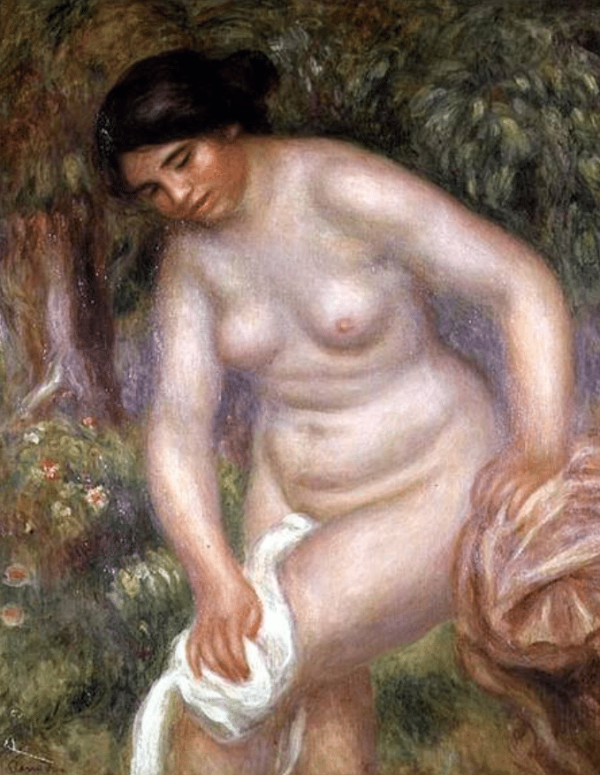 Bader, der sich abtrocknet – Pierre-Auguste Renoir Pierre-Auguste Renoir 70x85