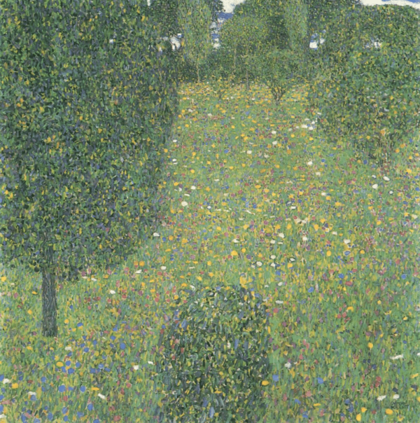 Gartenlandschaft (blühende Wiese) – Gustav Klimt Gustav Klimt 70x70