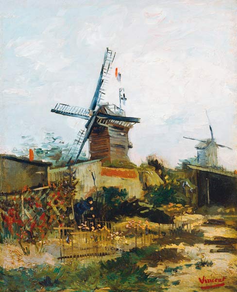 Die alte Mühle in Montmartre Vincent Van Gogh 70x85