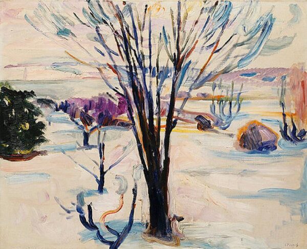 Winterlandschaft in Jeløya – Edvard Munch Edvard Munch 85x75