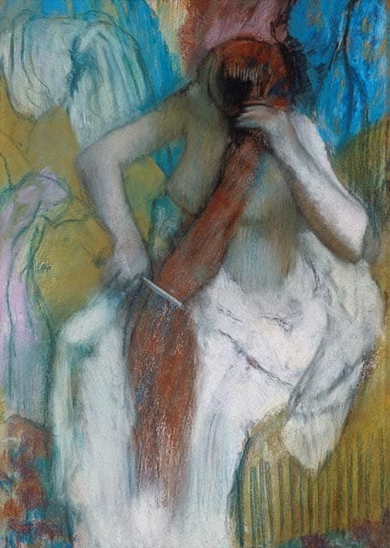 Frau beim Haarekämmen – Edgar Degas Edgar Degas 70x105