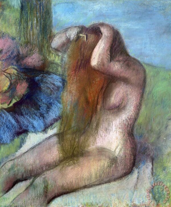 Frau beim Frisieren – Edgar Degas Edgar Degas 70x85