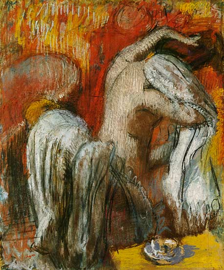 Die Frau, die sich abtrocknet – Edgar Degas Edgar Degas 70x85