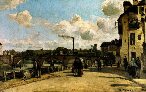 Blick auf Pontoise – Camille Pissarro Camille Pissarro 105x70