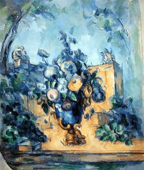 Große Vase im Garten – Paul Cézanne Paul Cézanne 70x85